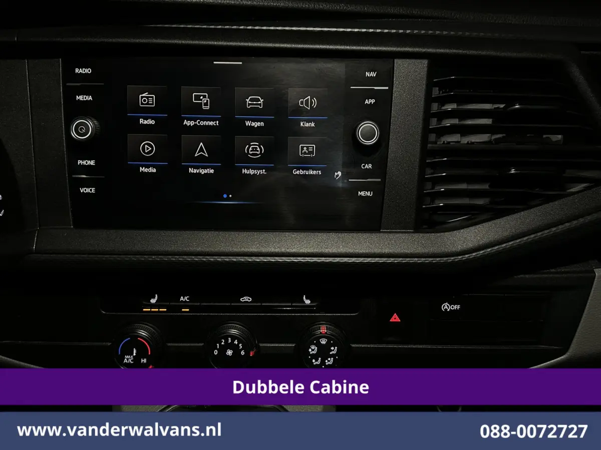 2.0 TDI 150pk Automaat L2H1 Dubbele Cabine Euro6 Airco | 6-Zits | Camera | Navigatie | Apple Carplay | Cruisecontrol Android Auto, Stoelverwarming, 2500kg Trekhaak, Achterklep