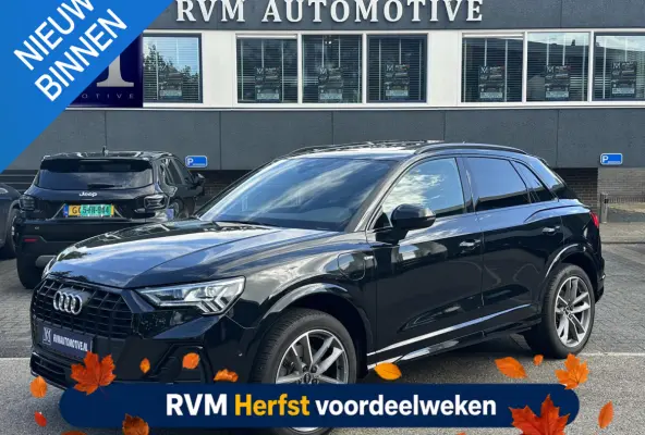 45 TFSI e S edition 3X S LINE VAN: 39.900,- VOOR: 36.877,- UW HERFST VOORDEEL: 3.023,- | BLACK OPTIC| RIJKLAARPRIJS INCL. 12MND BOVAG | ELECTR STOELEN | PANORAMADAK | ADAPTIVE CRUISE | DODE 