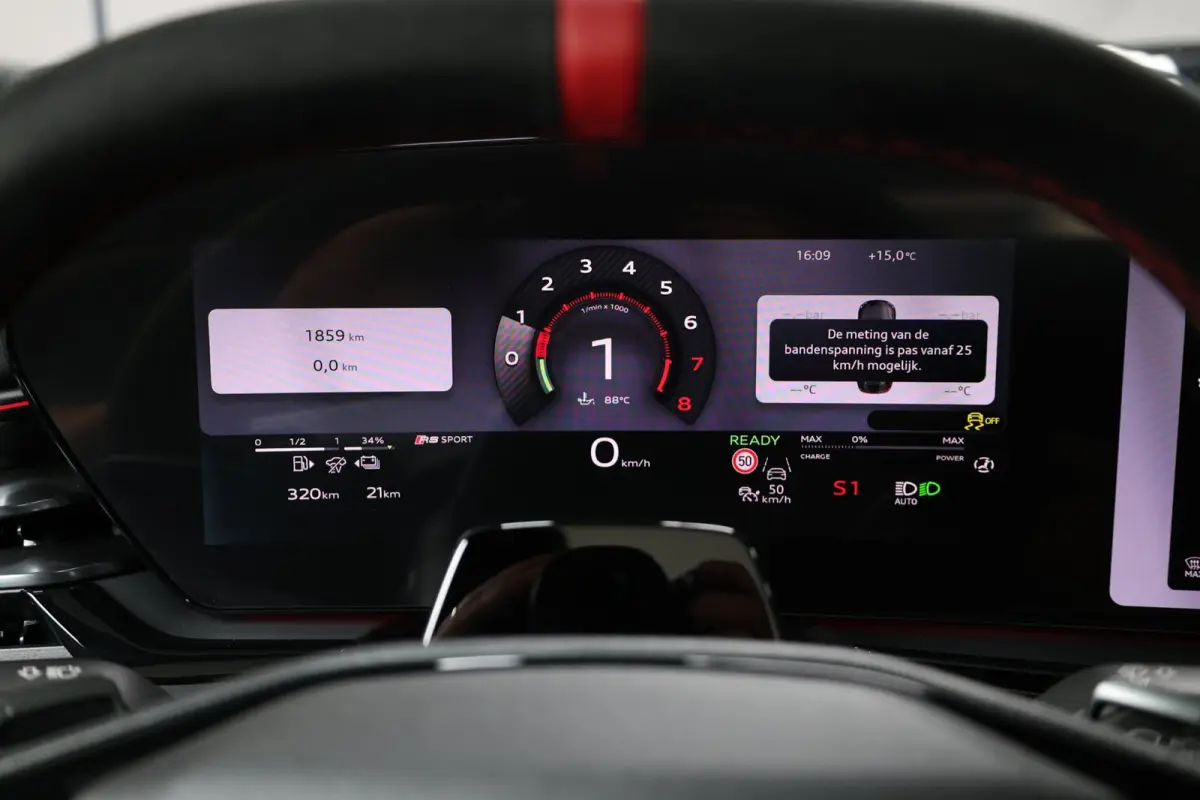 RS5 Avant 2.9 TFSI e-hybrid quattro 640+PK KERAMISCH/CARBON/B&O//PANO/LEER+S.VERKOELING+MASSAGE/21"/360/ACC/FABRIEKSGARANTIE!