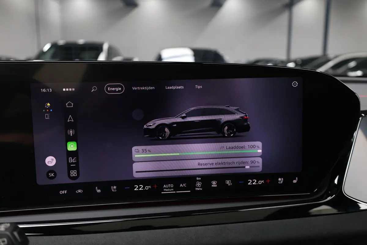RS5 Avant 2.9 TFSI e-hybrid quattro 640+PK KERAMISCH/CARBON/B&O//PANO/LEER+S.VERKOELING+MASSAGE/21"/360/ACC/FABRIEKSGARANTIE!
