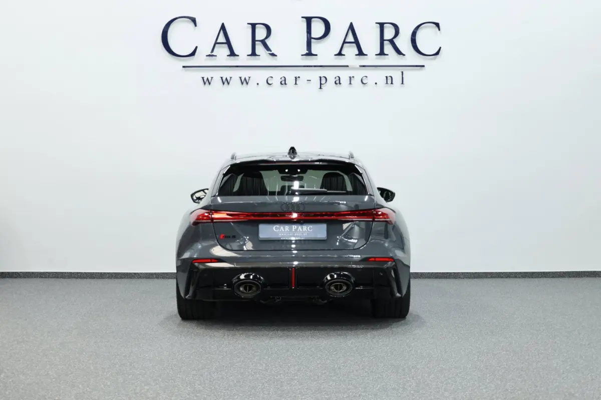RS5 Avant 2.9 TFSI e-hybrid quattro 640+PK KERAMISCH/CARBON/B&O//PANO/LEER+S.VERKOELING+MASSAGE/21"/360/ACC/FABRIEKSGARANTIE!