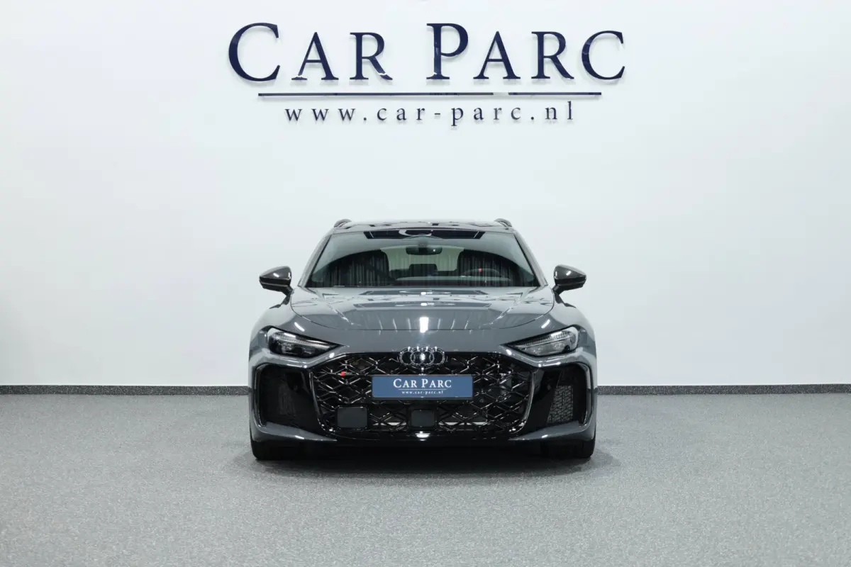 RS5 Avant 2.9 TFSI e-hybrid quattro 640+PK KERAMISCH/CARBON/B&O//PANO/LEER+S.VERKOELING+MASSAGE/21"/360/ACC/FABRIEKSGARANTIE!