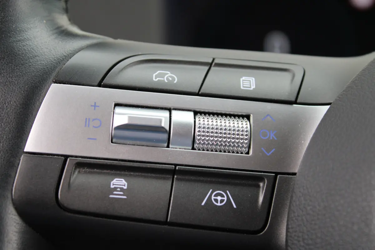 | Airco (automatisch) | Cruise control adaptief met Stop&Go en stuurhulp | Dodehoekdetectie met correctie