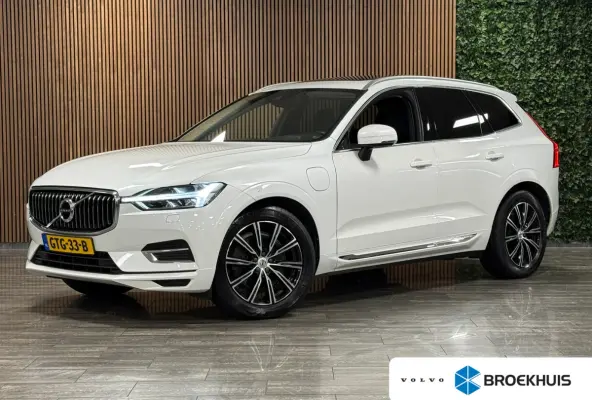 T8 AWD Recharge Inscription | Luchtvering | Trekhaak | Crystal White | Harman Kardon | Adaptieve Cruise Control | Standkachel met Volvo On Call App | Parkeercamera | Pilot Assist | BLIS Dode