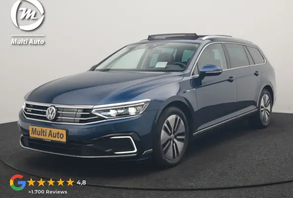 1.4 TSI PHEV GTE Business 218pk Dealer O.H. | Trekhaak Af Fabriek | Panodak | Head Up | Adaptive Cruise | 360 Camera | Dynaudio | Lederen Sportstoelen Memory & Massage | IQ Light | Stoelen &