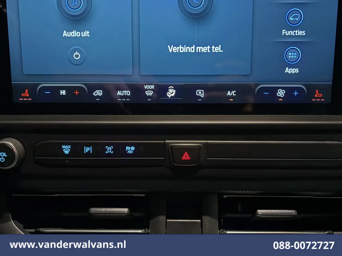2.0 TDCI 136pk L2H1 Euro6 Airco | Camera | LED | Apple Carplay | Cruisecontrol | 2500kg Trekhaak LM Velgen, Android Auto, Verwarmde voorruit, Stoelverwarming, Parkeersensoren, Bijrijdersbank
