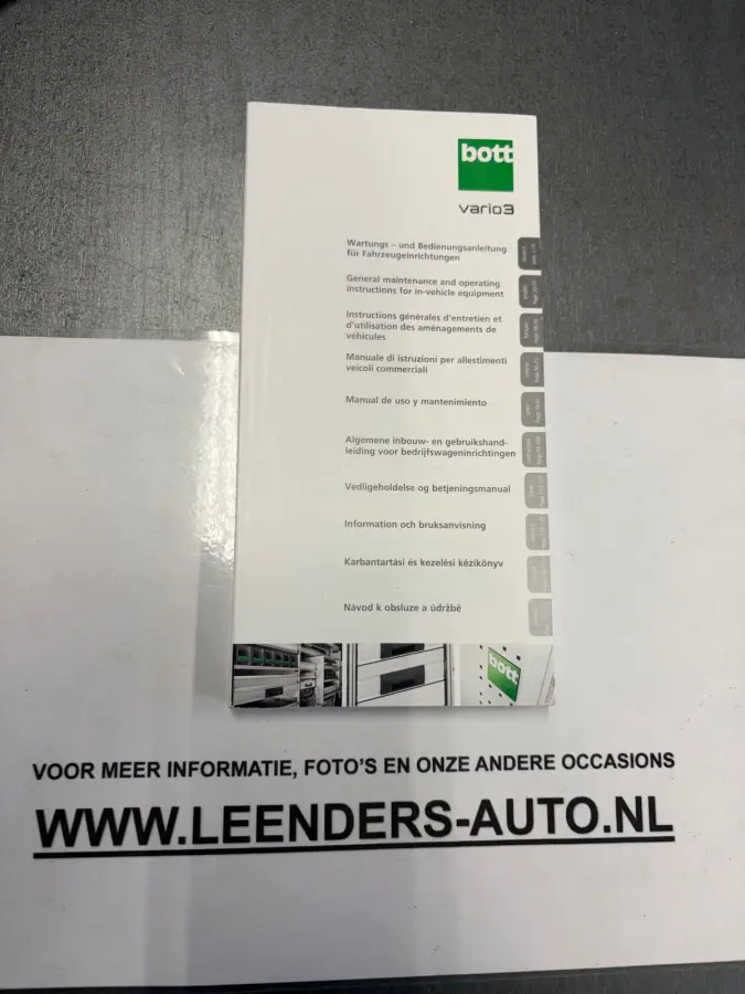 Elektrisch Servicewagen Automaat Lang 66 kWh L2H1 3 Persoons BOTT Inrichting RIJKLAARPRIJS!