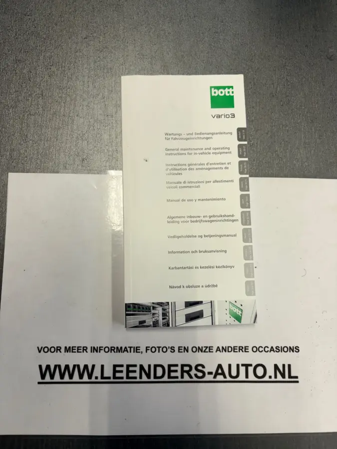 Elektrisch Servicewagen Automaat Lang 66 kWh L2H1 2 Persoons BOTT Inrichting RIJKLAARPRIJS!