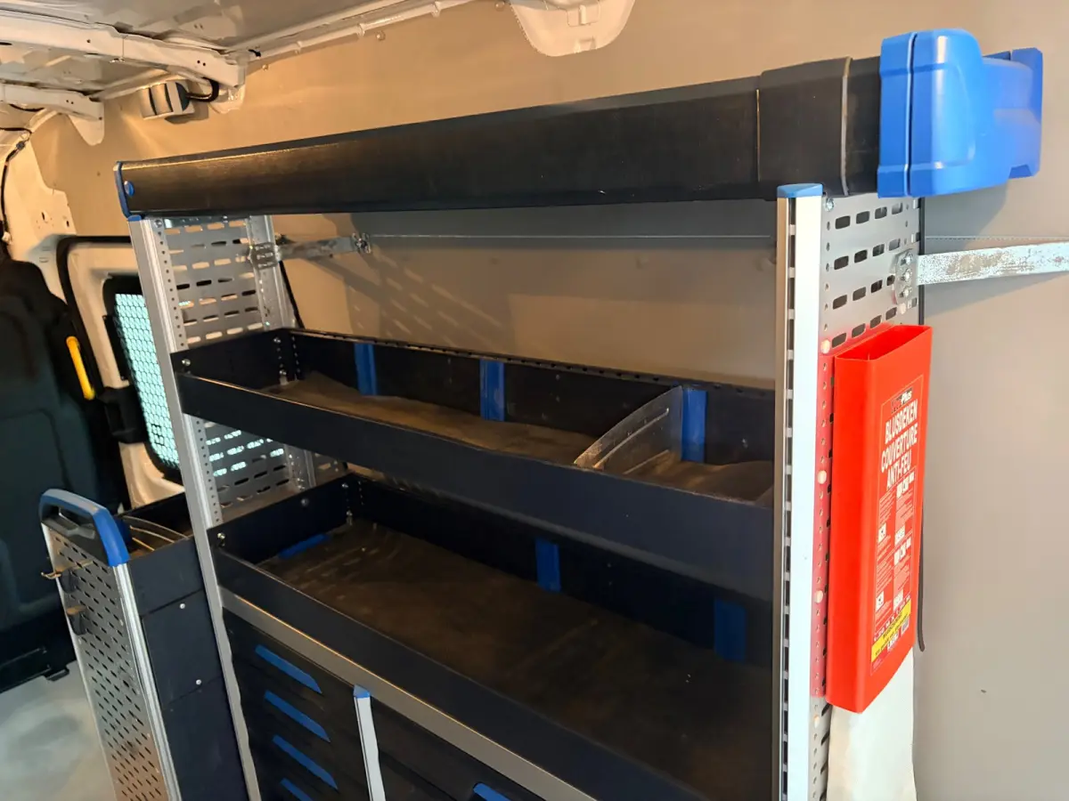 350 2.0 TDCI 130PK euro6 L3H3 Trend MHEV RWD Sortimo Inrichting Victron v230 Standkachel RIJKLAARPRIJS!