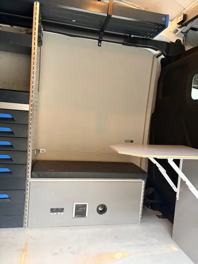 350 2.0 TDCI 130PK euro6 L3H3 Trend MHEV RWD Sortimo Inrichting Victron v230 Standkachel RIJKLAARPRIJS!