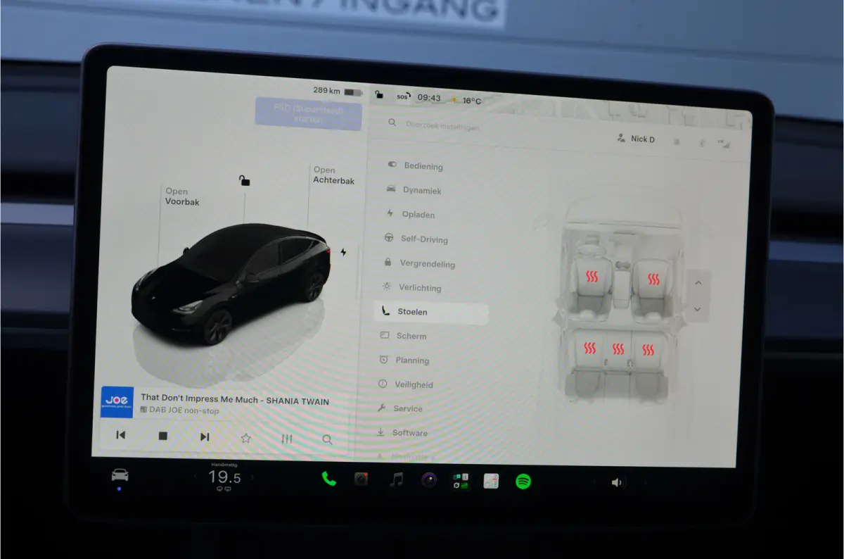 Long Range RWD 75 kWh AutoPilot4.0 (FSD 99,- p/mnd)