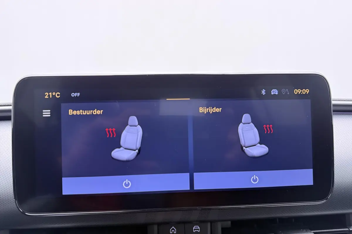 Sport 54 kWh stoelmassage el. verwarmbare stoelen luxe interieur