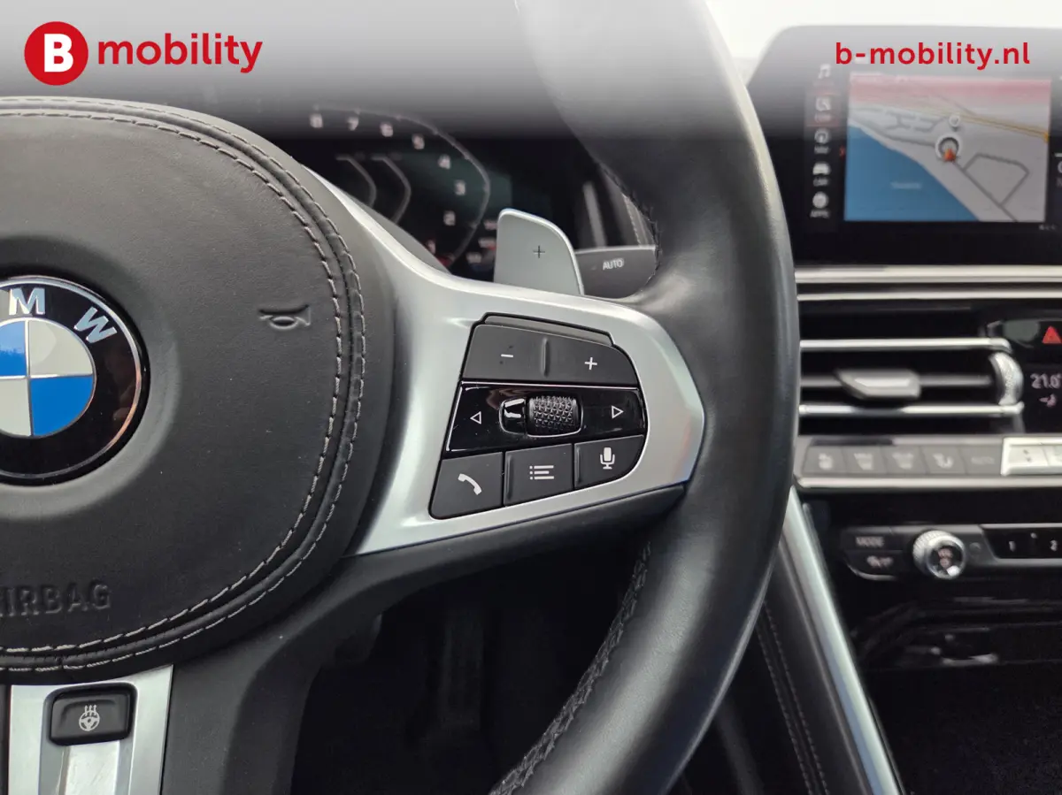 840i xDrive High Executive M-Sport 'Tansanitblau' NL Auto | Laser | Bowers&Wilkins | Soft Close | Panoramadak | Head-Up | DAB