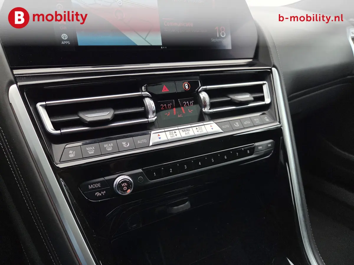 840i xDrive High Executive M-Sport 'Tansanitblau' NL Auto | Laser | Bowers&Wilkins | Soft Close | Panoramadak | Head-Up | DAB