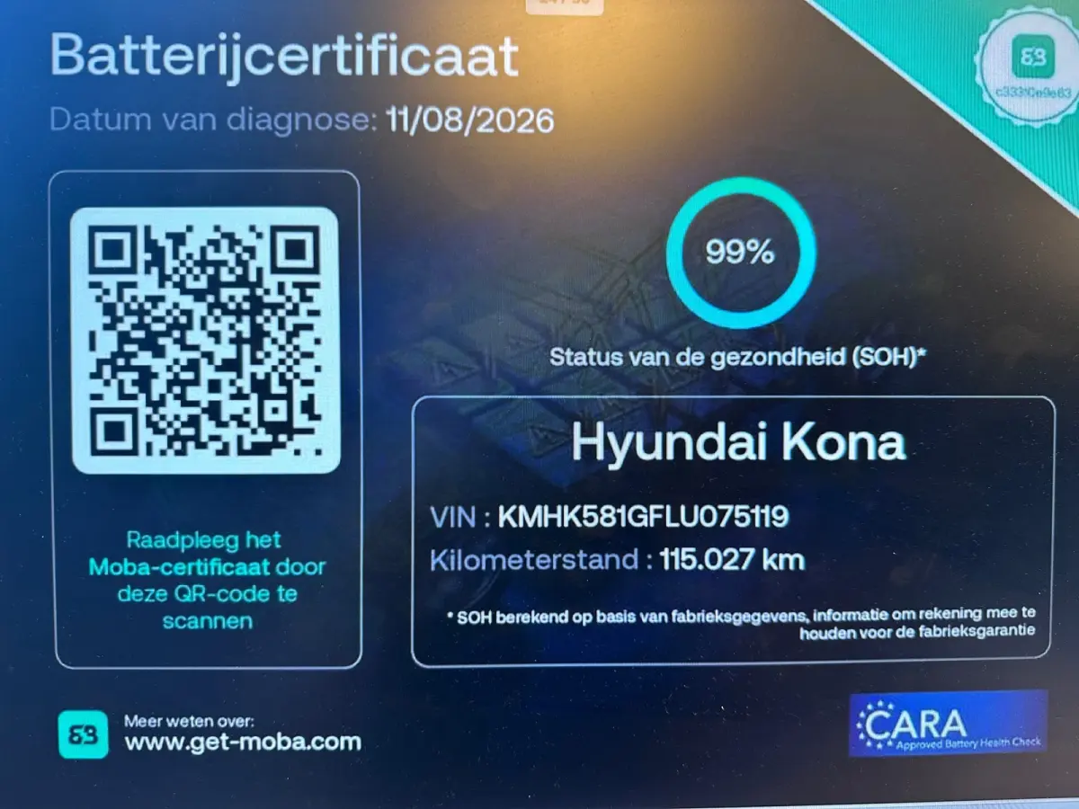 EV Premium 64 kWh WPOMP TREKHAAK SOH 99% 1 EIG DEALER OND HEAD-UP