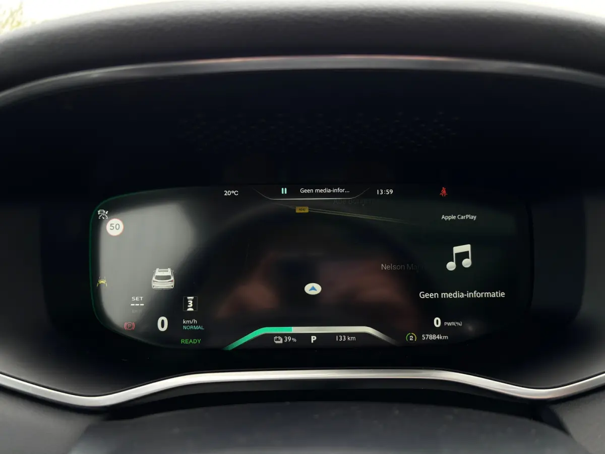 Luxury 70 kWh - Pearl White/Zwart Leder - Carplay/Camera/Panorama