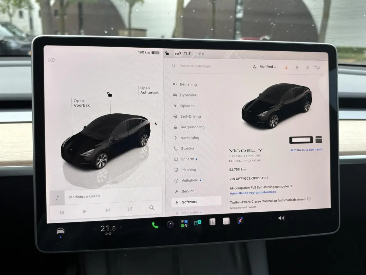 Long Range AWD 75 kWh VAN:40.900,- VOOR:37.440,- UW HERFSTVOORDEEL:3.460,- | SOH 94% | RIJKLAAR GELEVERD | AFNEEMBARE TREKHAAK |TESLA FABRIEKSGARANTIE TOT 06-2027 OF 80.000 KM | TESLA GARANT