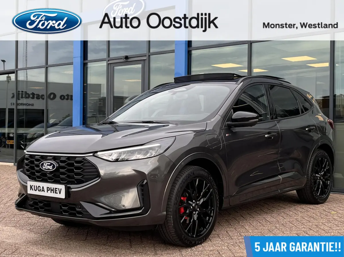 2.5 PHEV ST-Line X 243PK Black Pack €9.500,- Voorraadvoordeel! Elek. Trekhaak Panodak AGR Stoelen Adaptieve Cruise 2100KG Trekgewicht Winterpack Camera Blind-Spot Navi Climate B&O *Complee