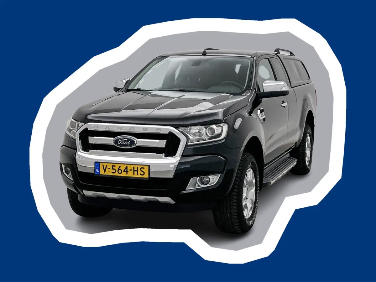 2.2 TDCi Limited Supercab 4x4 Automaat Leder Trekhaak 3500kg Canopy Navigatie