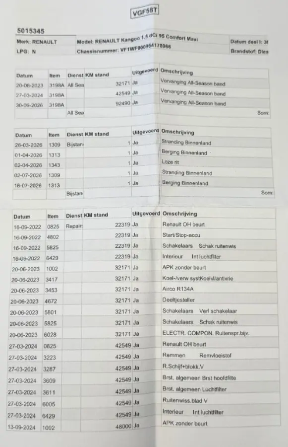 1.5 DCI 70KW 95PK MAXI L2H1 EURO 6 IMPERIAAL/ AIRCO/ NAVIGATIE/ PARKEERSENSOREN/ 100% DEALERONDERHOUDEN