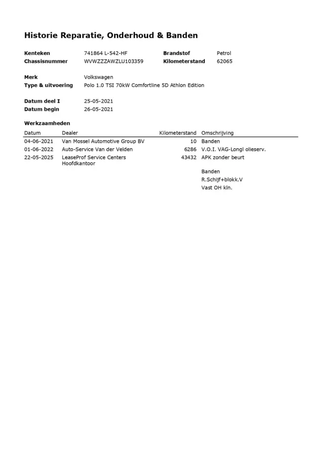 1.0 TSI Comfortline 1e-Eig. & Keurig-Onderh. BOVAG-Garantie. NL-Auto.