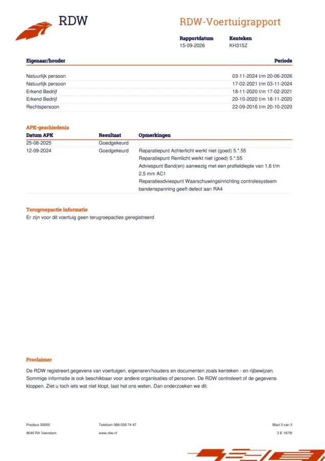 | Adaptive Cruise| Rijstrookassist