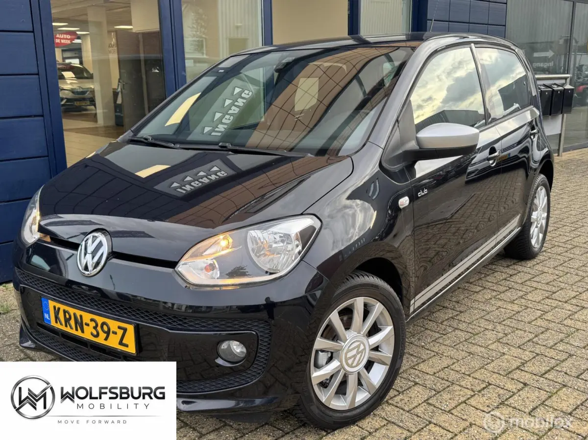 Up! 1.0 high up! Club|Cruise Control|Stoelverw.|Parkeersens.|Airco|100% onderhoud