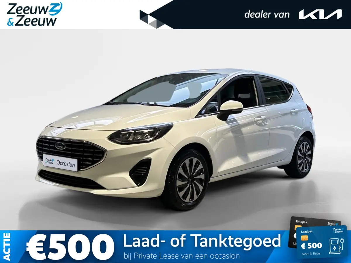 1.0 EcoBoost Hybrid Titanium | Apple Carplay / Android Auto | Stoel + Stuurverwarming | Cruise Control | Parkeersensoren Achter | Lichtsensor | Climate Control | Verwarmbare Voorruit