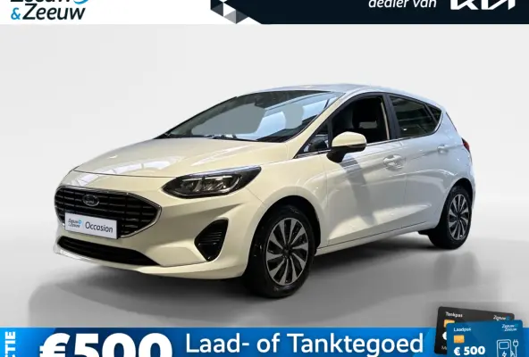 1.0 EcoBoost Hybrid Titanium | Apple Carplay / Android Auto | Stoel + Stuurverwarming | Cruise Control | Parkeersensoren Achter | Lichtsensor | Climate Control | Verwarmbare Voorruit