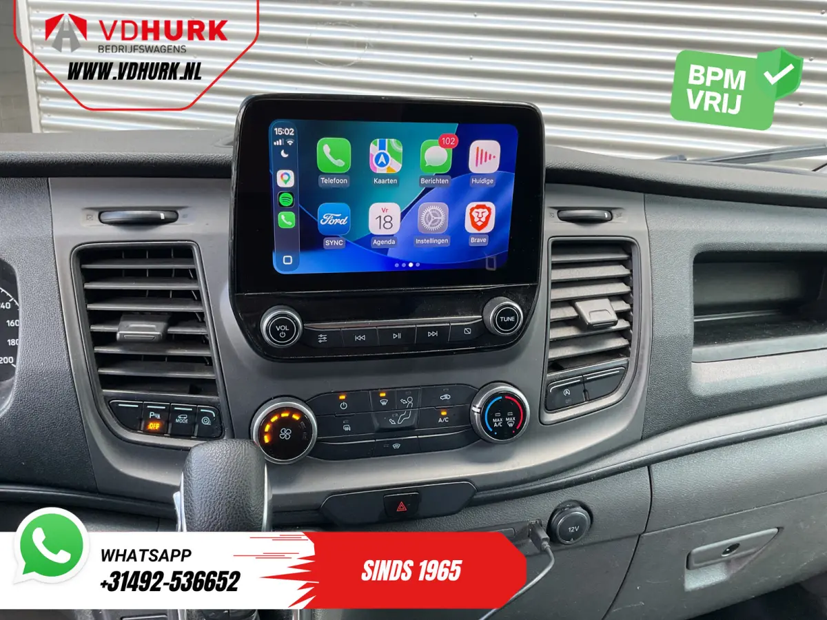 350 2.0 TDCI L3H2 185 pk Aut. Carplay/ Navi/ Airco/ Camera/ Cruise/ PDC/ Trekhaak