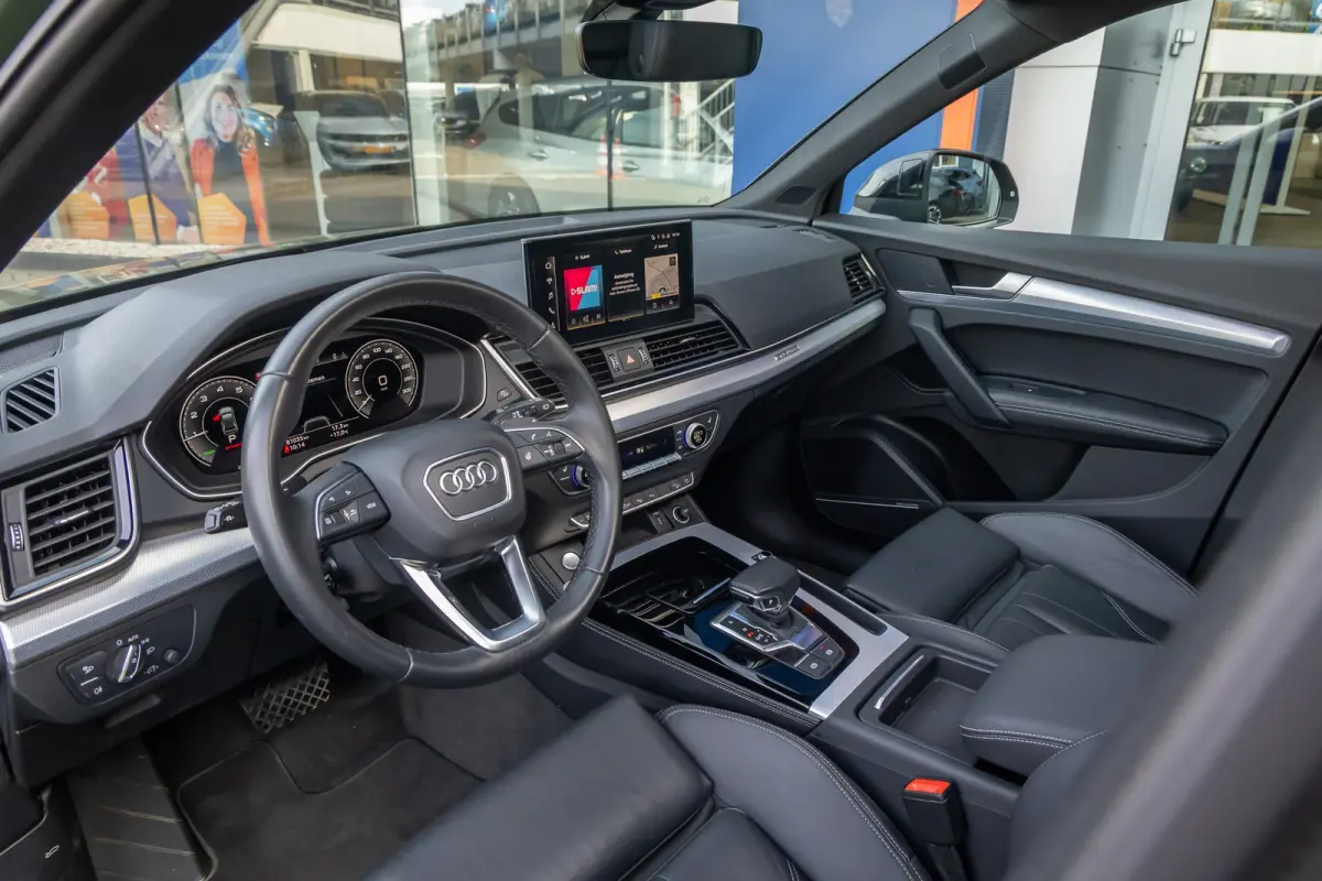 55 TFSI e S edition | Pano | Massage | Leder | Luchtvering | 360 camera | B&O o | 20'' | Cruise adaptief | Apple Carplay/Android Auto | Stoel+stuur verwarming | Apple Carplay/Android Auto|te