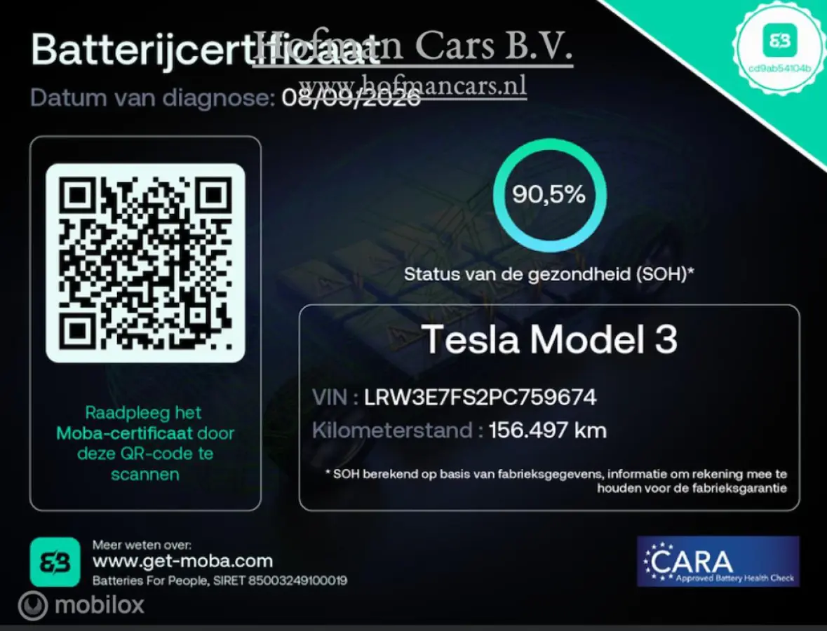 Standard RWD Plus | 60 kWh LFP | Warmtepomp | 19" | Ryzen