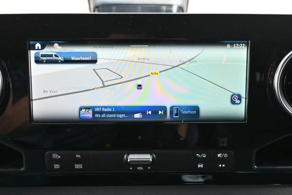 317 CDI L2H2 Pro LED, Geveerde stoel, Navigatie met camera