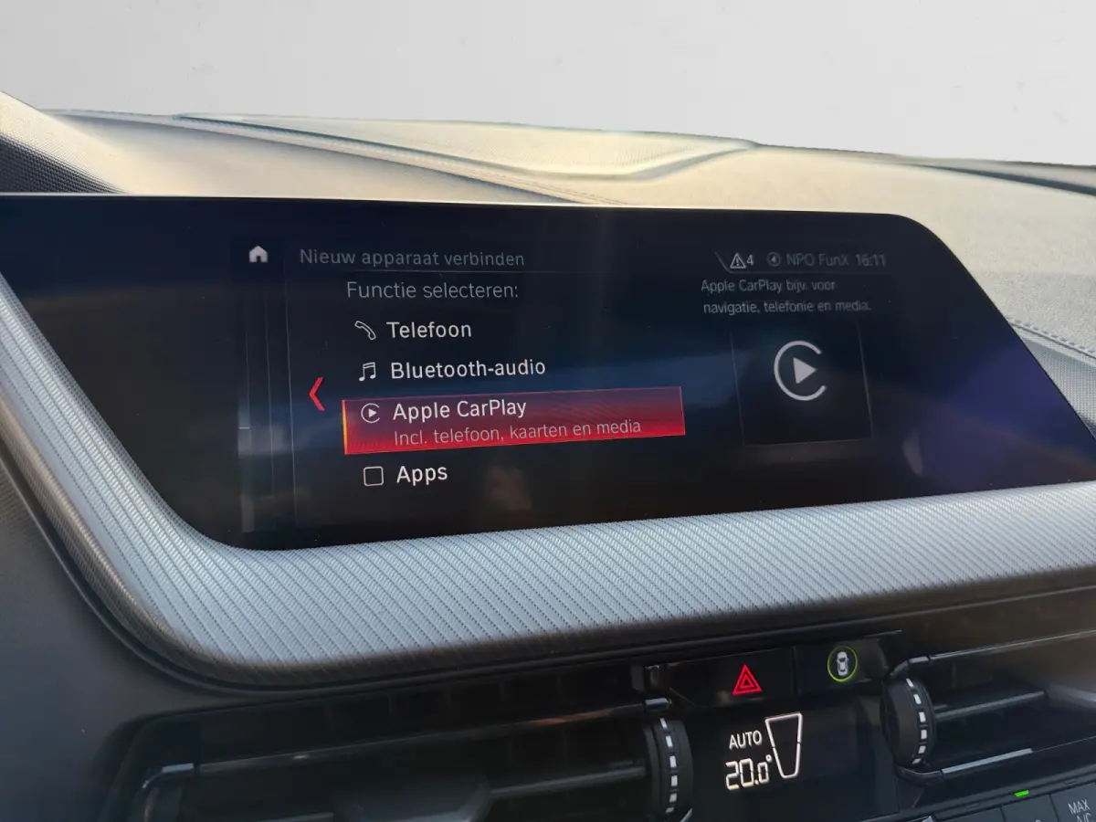 118i M Sport Aut- Panoramadak, Carplay, Android Auto, Sfeerverlichting, Camera, Xenon Led