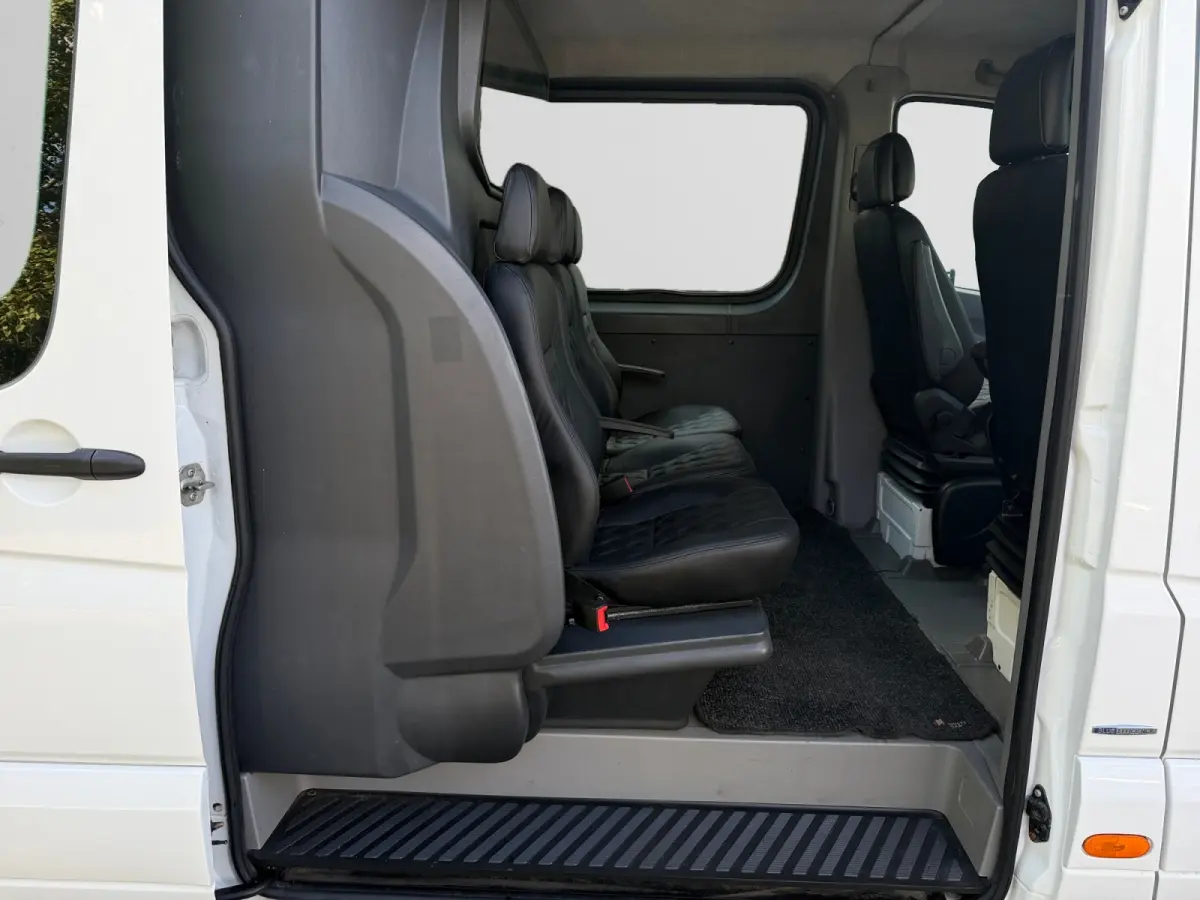 316 2.2 CDI 366 HD Dubbel Cabine Aut- 5 Pers, Custom Leder, Imperiaal, Camera, Cruise
