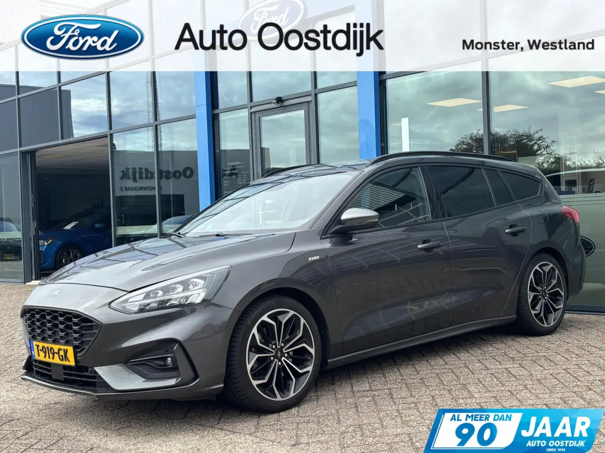 1.0 EcoBoost ST Line 125PK Automaat Winterpack Camera Cruise Navi Carplay Full-LED 18'' Velgen All-Seasons Climate Privacy Glass *Sportief*