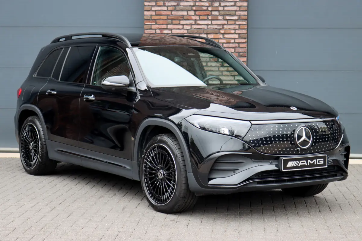 350 4MATIC AMG Line 71 kWh | Panoramadak | Leder | Memory | Burmester | HUD | Trekhaak | Surround Camera | Verwarmd Stuurwiel | Night Pakket | Augmented Reality |