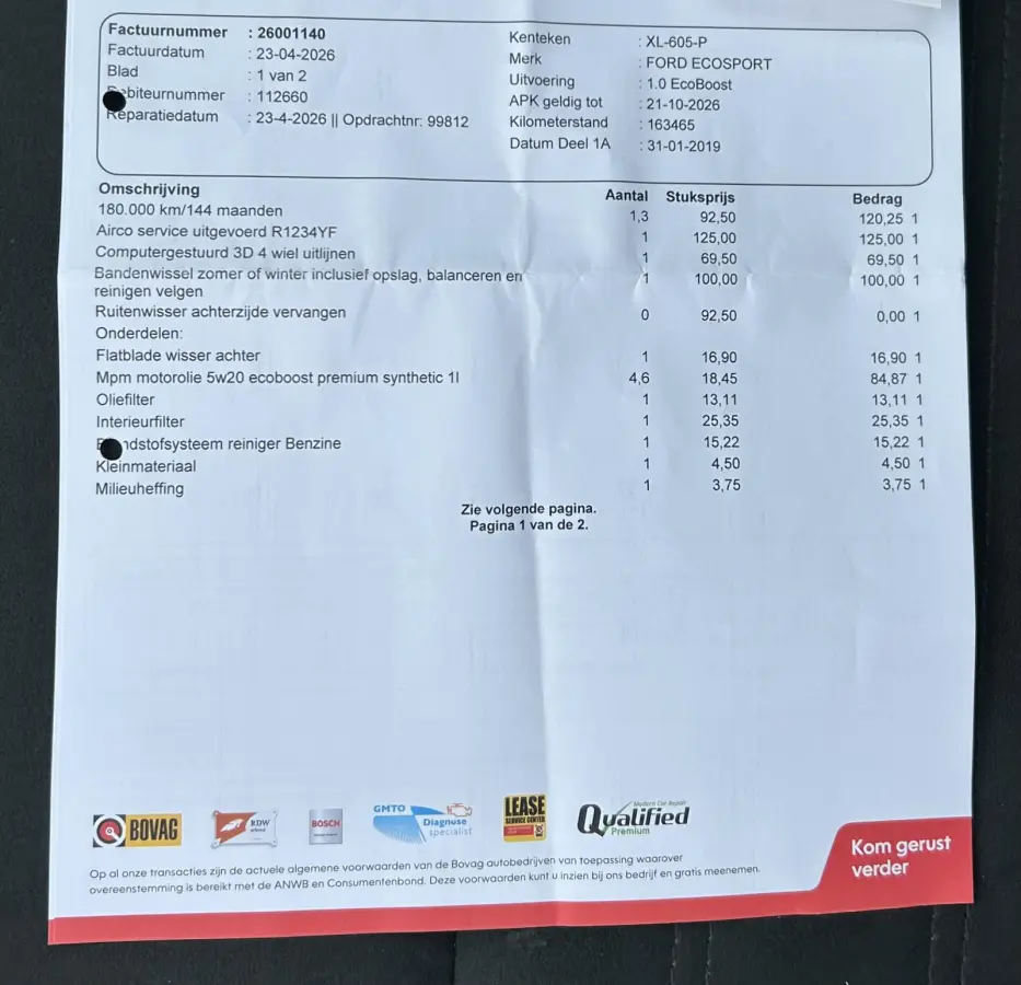 1.0 EcoBoost ST-Line 125PK | ZEER LUXE! | Nette Staat! | Volledige Onderhoudshistorie | 2026 Onderhoud Gehad | NL Auto | NAP | Trekhaak | Dodehoekdetectie | Xenon | B&O Audio | Achteruitrijc