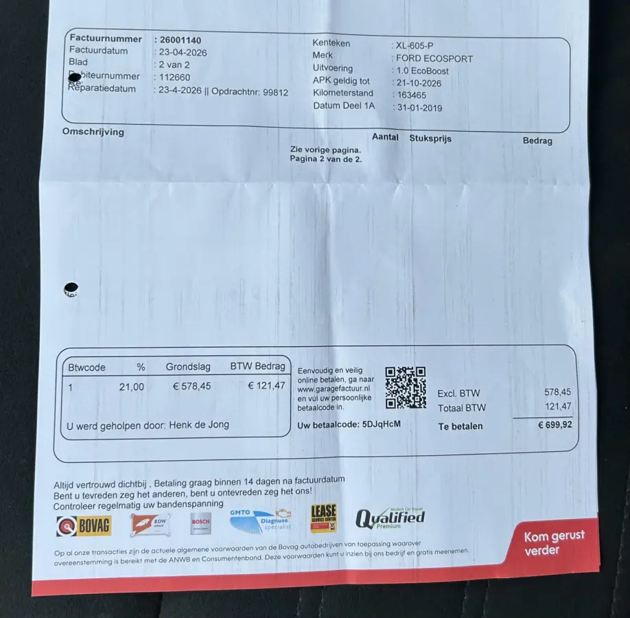 1.0 EcoBoost ST-Line 125PK | ZEER LUXE! | Nette Staat! | Volledige Onderhoudshistorie | 2026 Onderhoud Gehad | NL Auto | NAP | Trekhaak | Dodehoekdetectie | Xenon | B&O Audio | Achteruitrijc