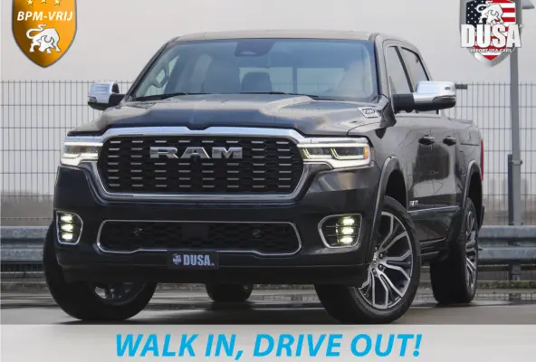 | 1500 | Tungsten | 3.0L Twin-Turbo Hurricane | High Output | Crew Cab | 4X4 BPM-VRIJ | 14,4 Inch Touchscreen | Passenger-screen | klipsch Audio | Massage stoelen | Indigo Salt Interieur Pri