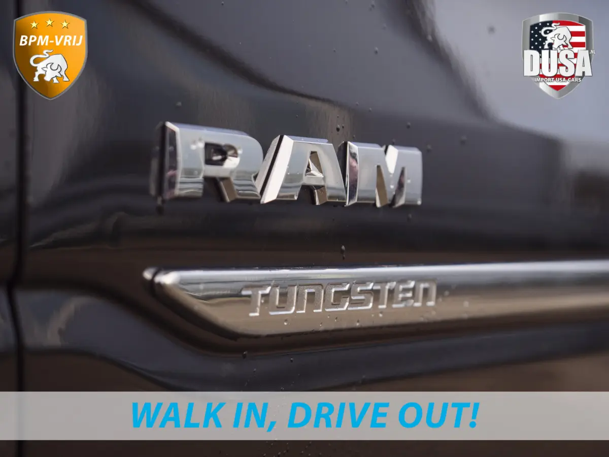 | 1500 | Tungsten | 3.0L Twin-Turbo Hurricane | High Output | Crew Cab | 4X4 BPM-VRIJ | 14,4 Inch Touchscreen | Passenger-screen | klipsch Audio | Massage stoelen | Indigo Salt Interieur Pri