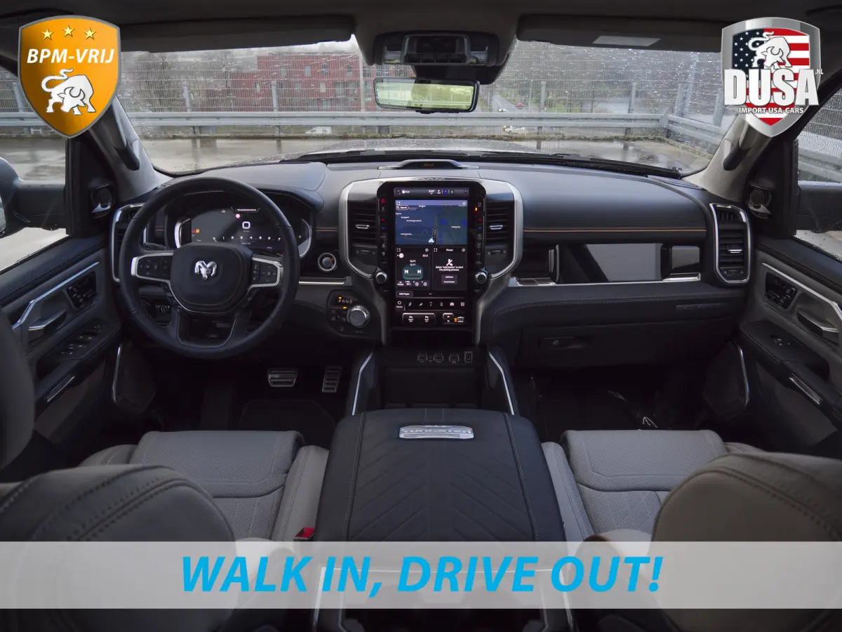 | 1500 | Tungsten | 3.0L Twin-Turbo Hurricane | High Output | Crew Cab | 4X4 BPM-VRIJ | 14,4 Inch Touchscreen | Passenger-screen | klipsch Audio | Massage stoelen | Indigo Salt Interieur Pri