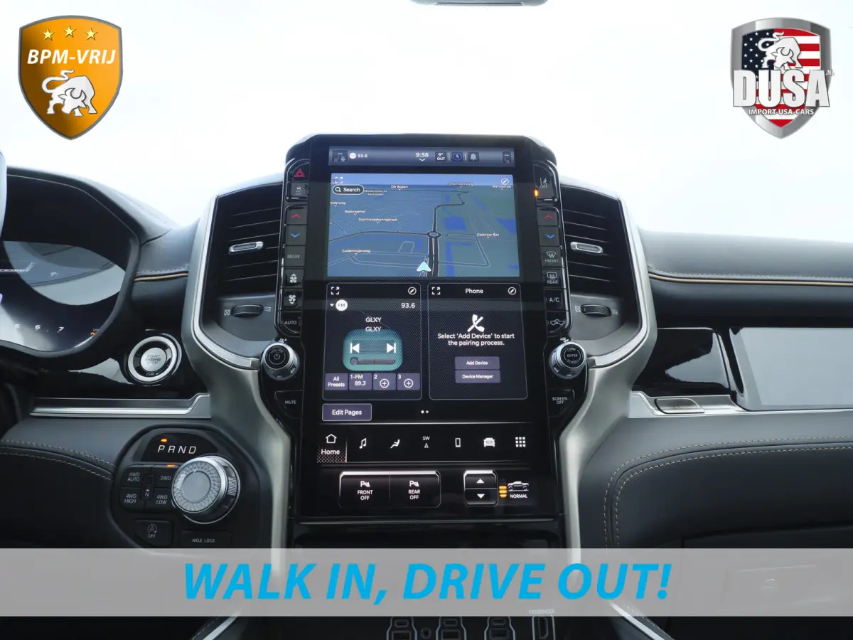 | 1500 | Tungsten | 3.0L Twin-Turbo Hurricane | High Output | Crew Cab | 4X4 BPM-VRIJ | 14,4 Inch Touchscreen | Passenger-screen | klipsch Audio | Massage stoelen | Indigo Salt Interieur Pri