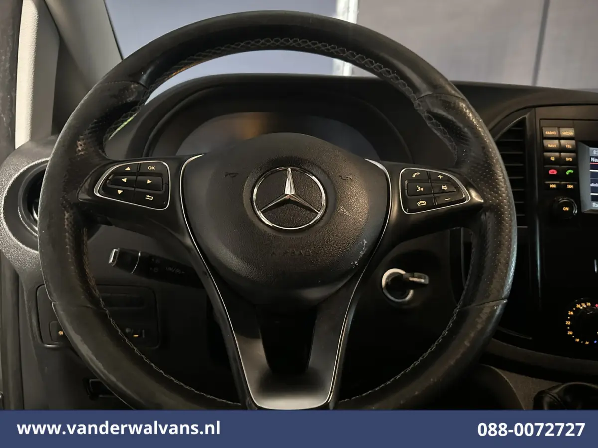 116 CDI 164pk L2H1 Euro6 Airco | Cruisecontrol | Parkeersensoren Stoelverwarming, Bijrijdersbank
