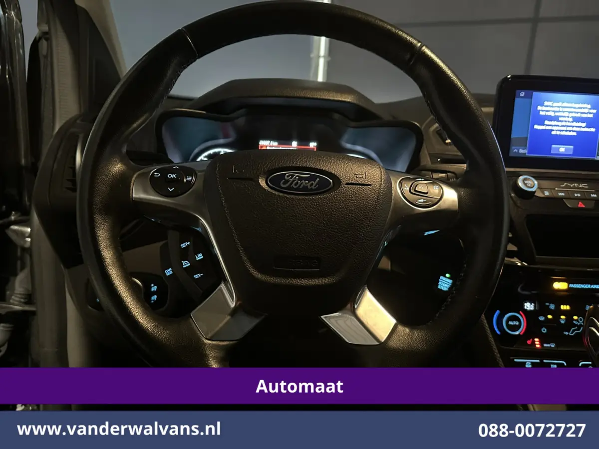 1.5 EcoBlue 100pk Automaat L2H1 Euro6 Airco | Camera | Navigatie | LM Velgen | LED | Apple Carplay Cruisecontrol, Stoelverwarming, Verwarmde voorruit, 1390kg Trekhaak, Parkeersensoren