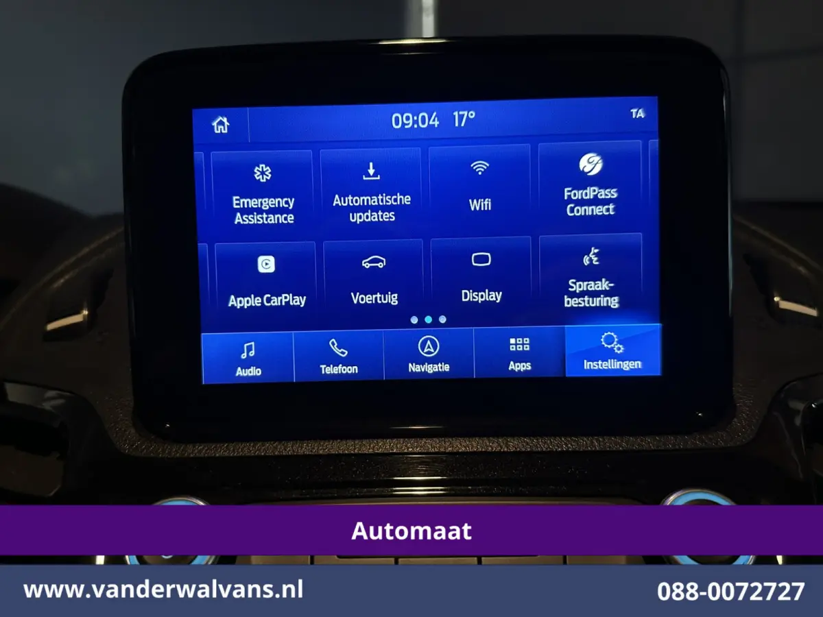 1.5 EcoBlue 100pk Automaat L2H1 Euro6 Airco | Camera | Navigatie | LM Velgen | LED | Apple Carplay Cruisecontrol, Stoelverwarming, Verwarmde voorruit, 1390kg Trekhaak, Parkeersensoren