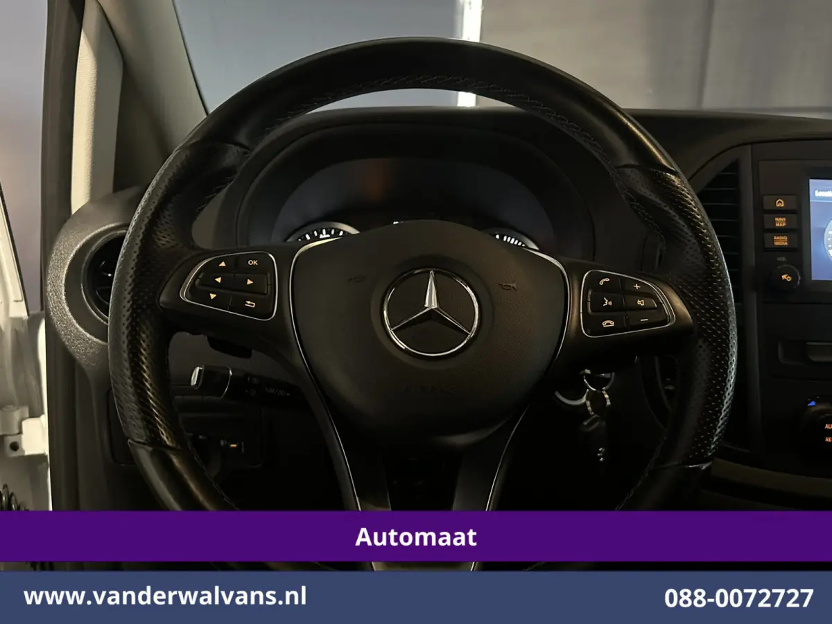 114 CDI 136pk 9G-Tronic Automaat L3H1 Euro6 Airco | Camera | Apple Carplay | Cruisecontrol | 2500kg Trekhaak Android Auto, Parkeersensoren, Bumper in de kleur