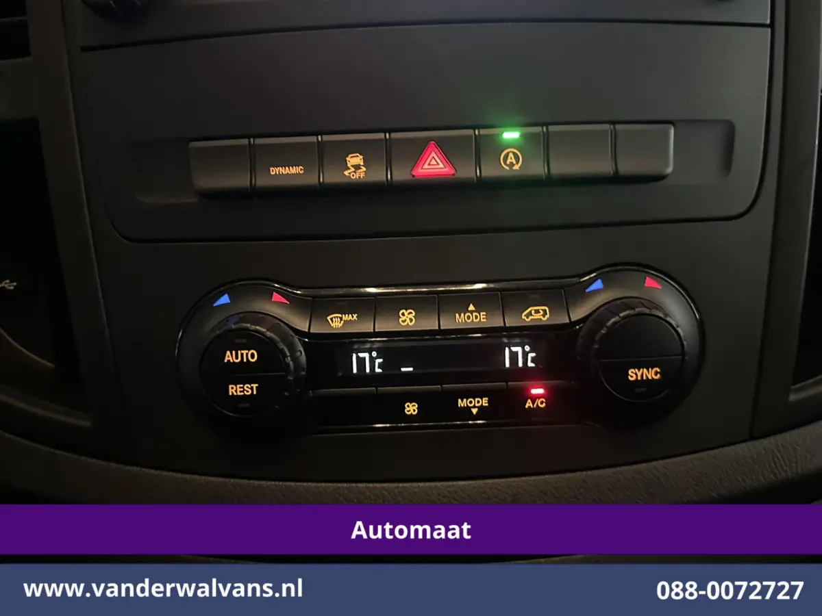 114 CDI 136pk 9G-Tronic Automaat L3H1 Euro6 Airco | Camera | Apple Carplay | Cruisecontrol | 2500kg Trekhaak Android Auto, Parkeersensoren, Bumper in de kleur