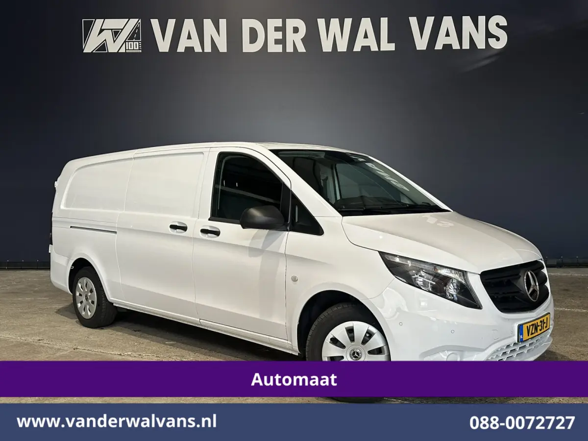 114 CDI 136pk 9G-Tronic Automaat L3H1 Euro6 Airco | Camera | Apple Carplay | Cruisecontrol | 2500kg Trekhaak Android Auto, Parkeersensoren, Bumper in de kleur