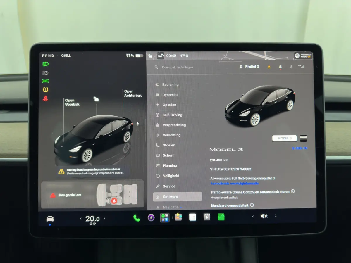 RWD 60 kWh [3-Fase-11kW ] {SoH-88%} (INCL-BTW) Aut. *PANO | LEATHER | KEYLESS | FULL-LED | MEMORY-PACK | TOPVIEW | DAB | CARPLAY | DIGI-COCKPIT | LANE-ASSIST | HEATED-COMFORTSEATS | AUTOPILO